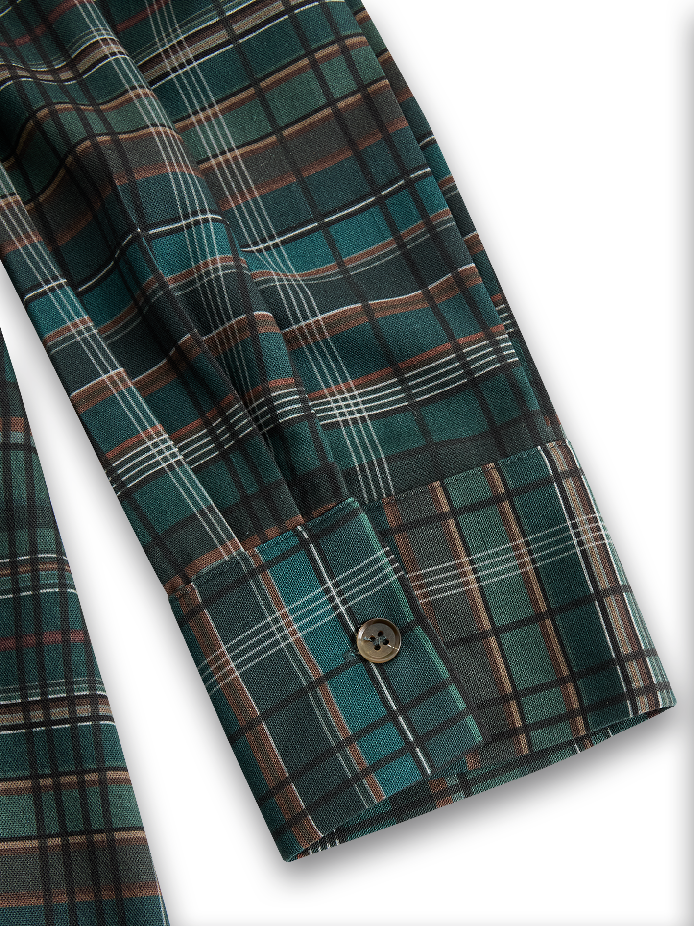 Blayra™ Women's Plaid Shirt Maxi Dress with Lapel