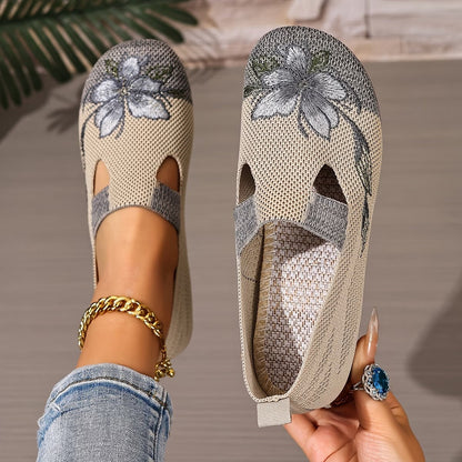 Liora™ Women's Shoes, Breathable, Stylish with Embroidery