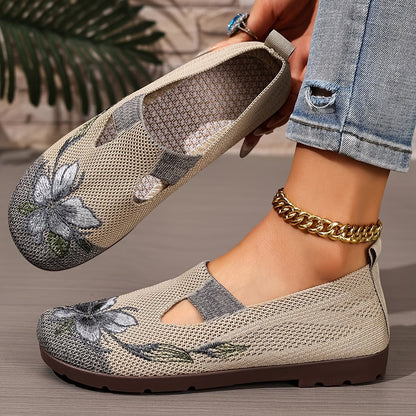 Liora™ Women's Shoes, Breathable, Stylish with Embroidery