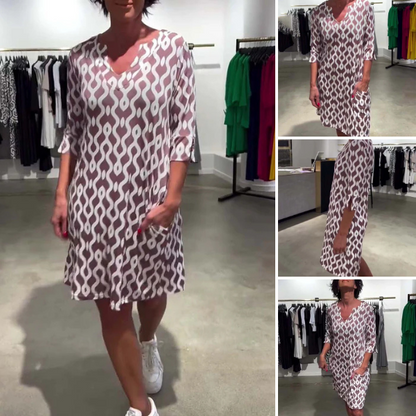 Brisa™ Midi Dress Marga with Exclusive Collar