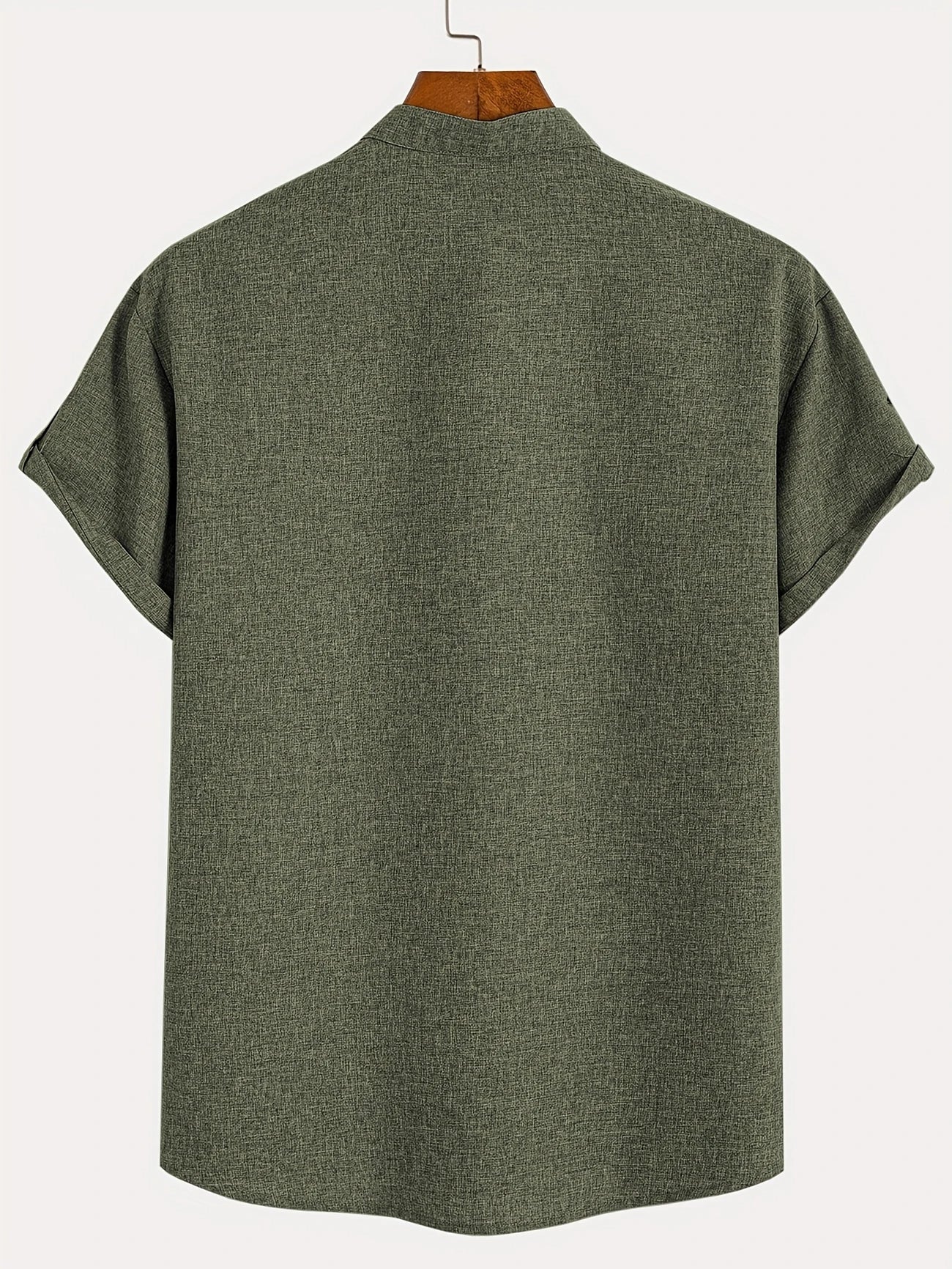 Hayes™ Elegant Short Sleeve High Collar Shirt