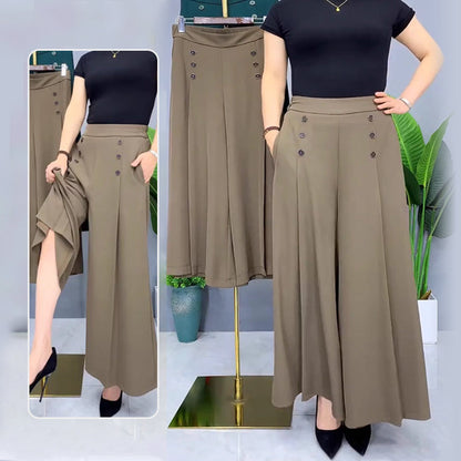 Ansira™ Elegant Pleated Wide Leg Pants