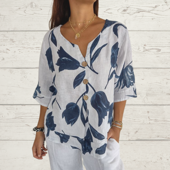 Jolirae™ Elegant Printed Dress with Comfortable Fit and Casual Style