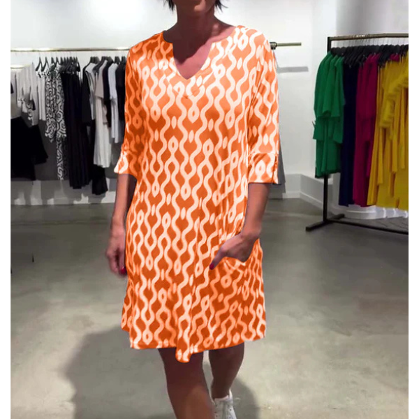 Brisa™ Midi Dress Marga with Exclusive Collar
