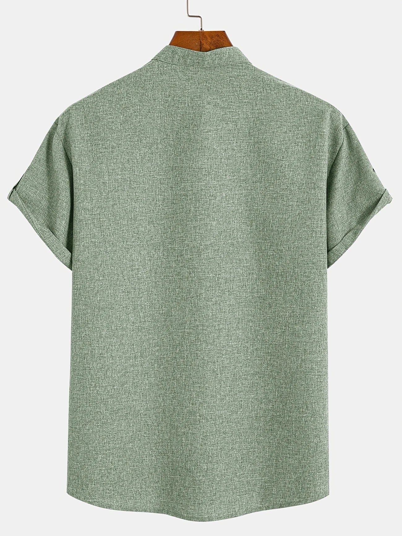 Hayes™ Elegant Short Sleeve High Collar Shirt