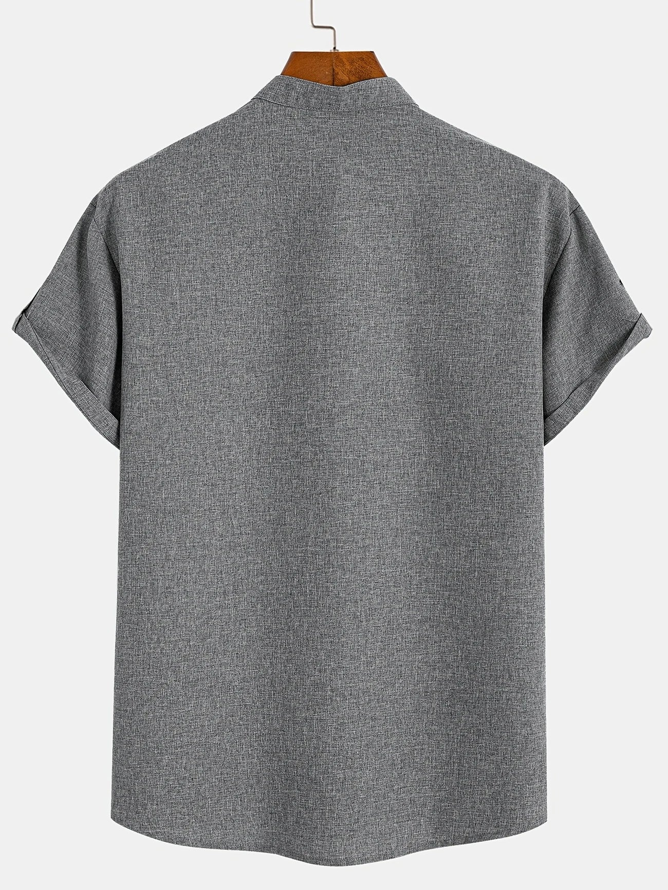 Hayes™ Elegant Short Sleeve High Collar Shirt