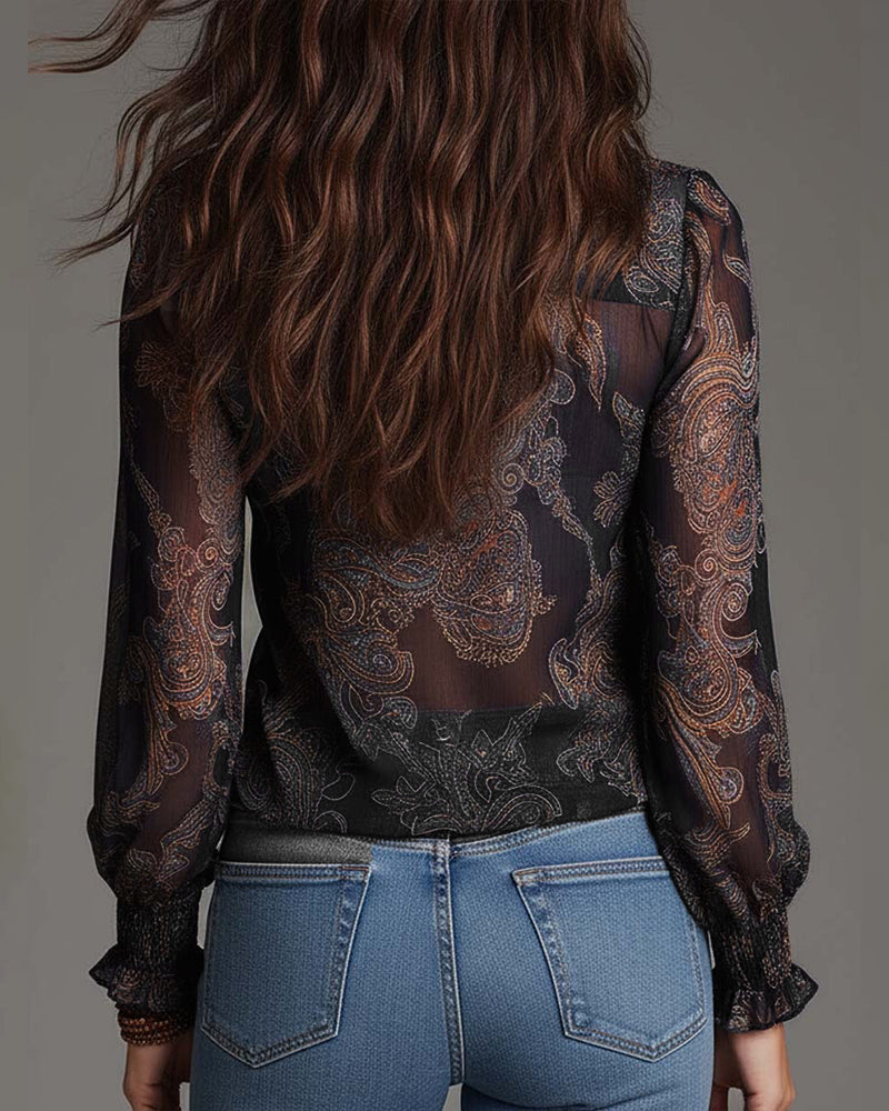 Arden™ Elegant Blouse with Half Zipper and Modern Cut