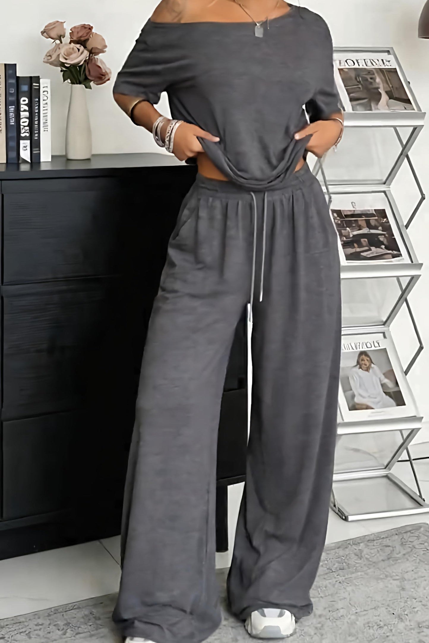 Nola™ Off-Shoulder Two-Piece Set for Women