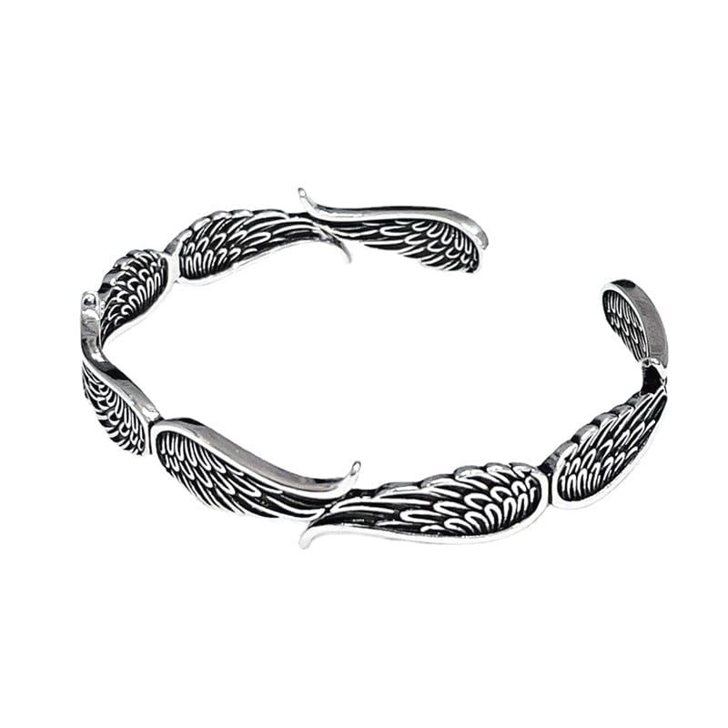 Celestium™ Vintage Bracelet with Angel Wings in Silver