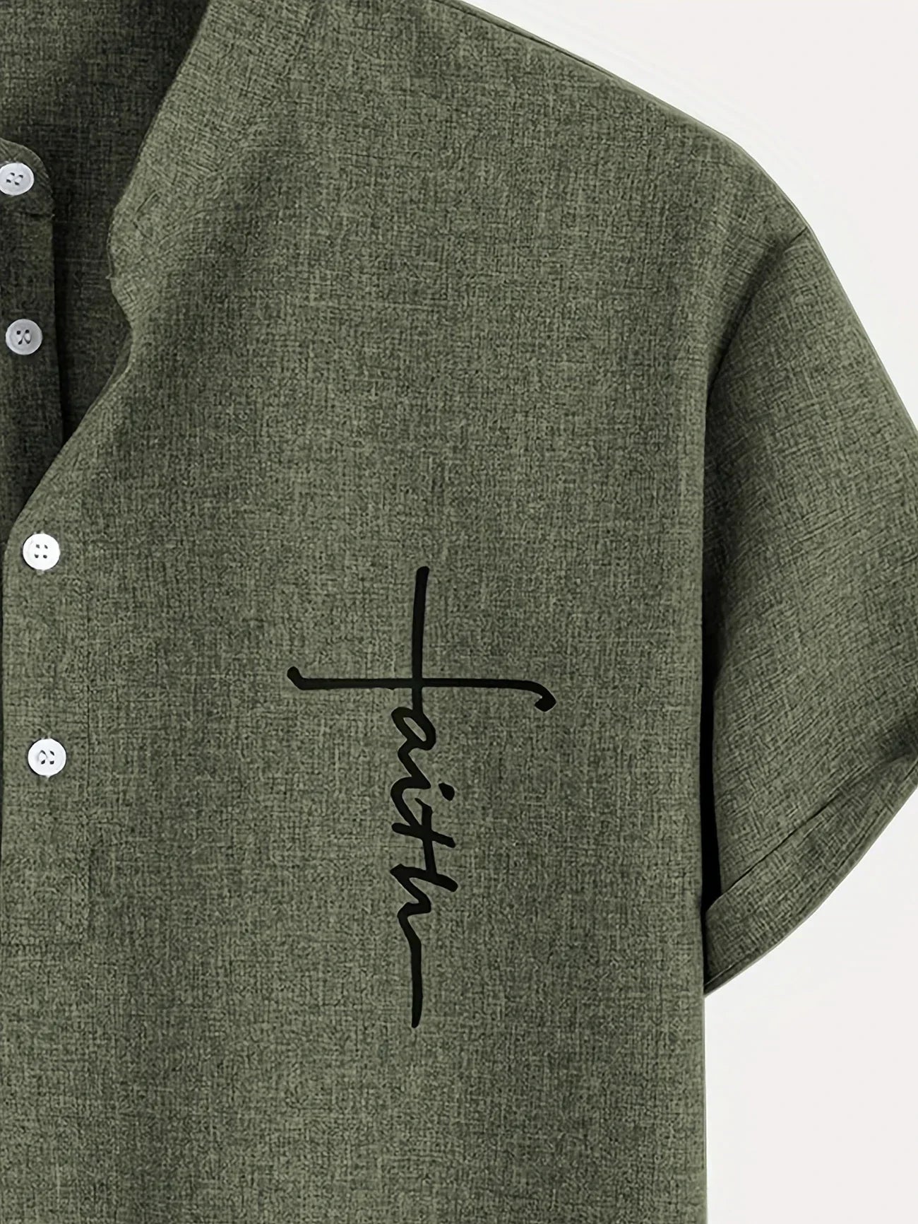 Hayes™ Elegant Short Sleeve High Collar Shirt