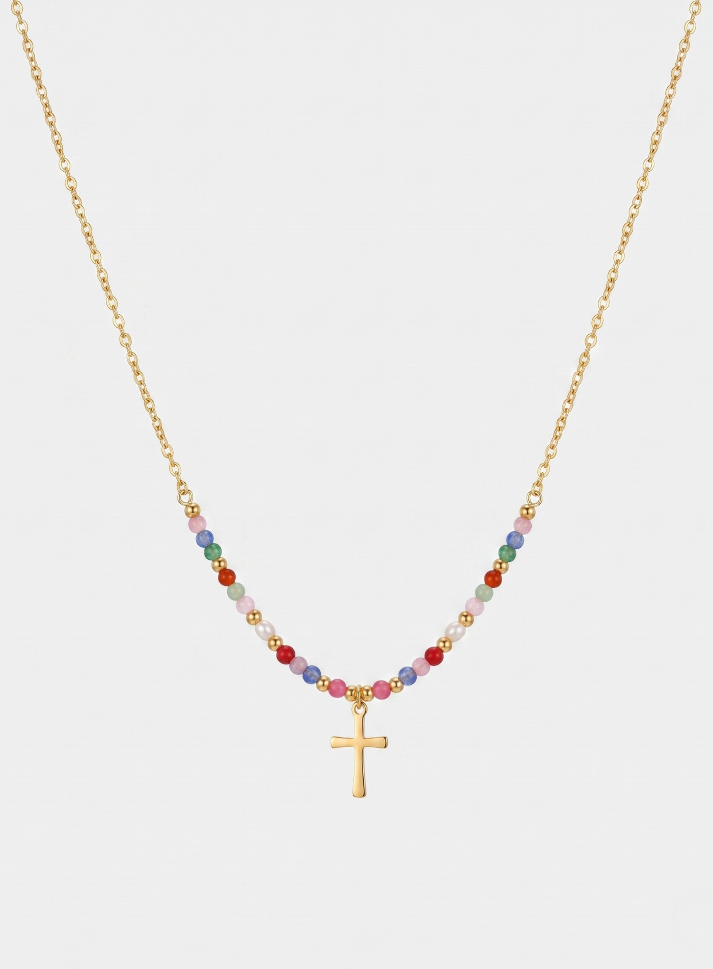 Navira™ Colorful Cross Necklace
