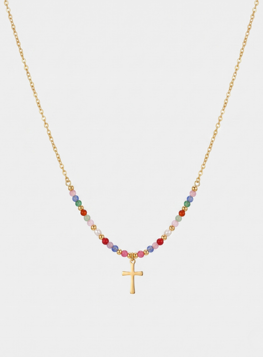 Navira™ Colorful Cross Necklace