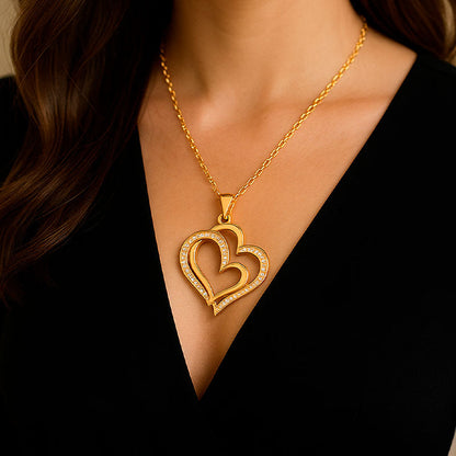 Eira™ Collar "Eternal Love" in Elegant Gold Finish