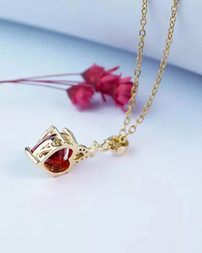 Aurelienna™ Sacred Heart of Jesus Gold-Plated Necklace