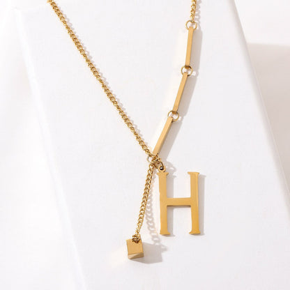 Blakely™ Personalized Initial Necklace in Elegant Finish