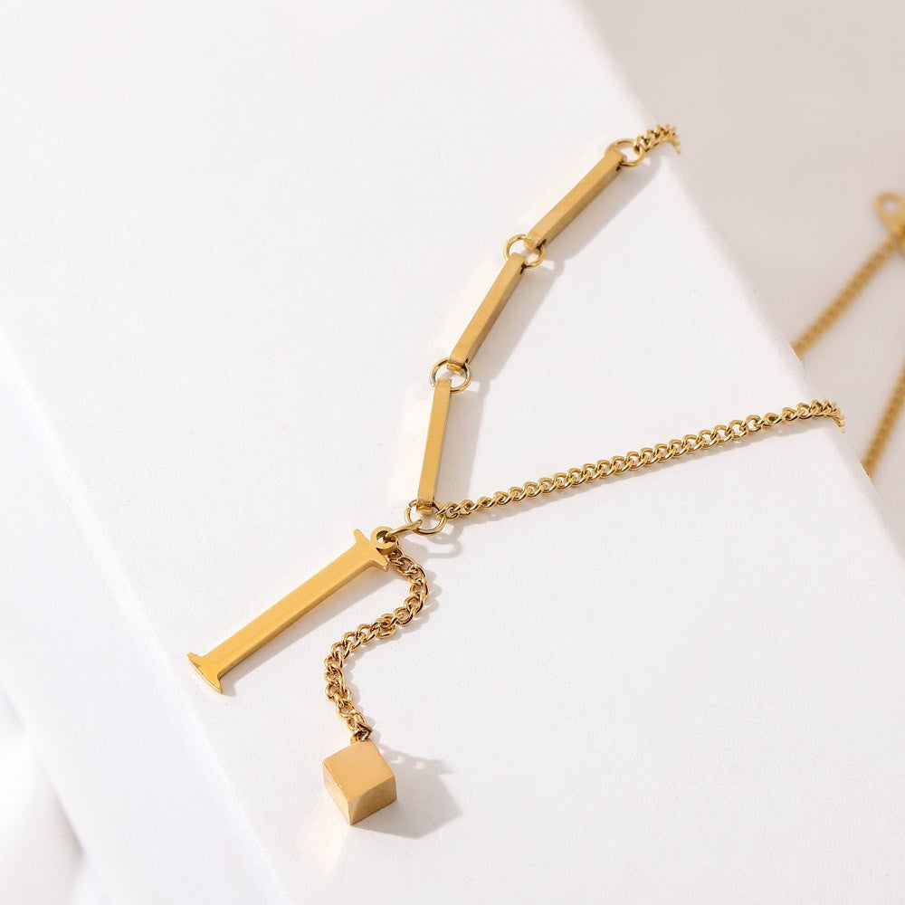 Blakely™ Personalized Initial Necklace in Elegant Finish