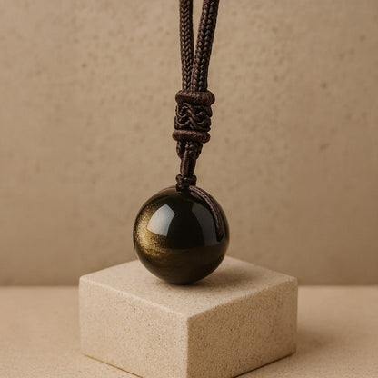 Flora™ Pendulum "Sphere" in Golden Obsidian