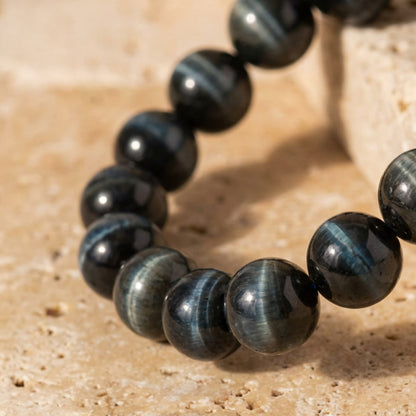 Corin™ Guardian Angel Bracelet with Protective Hawk Eye Stone