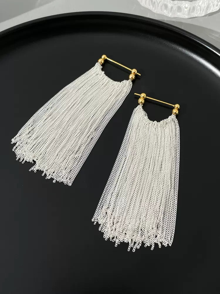 Ursa™ Earrings, Necklace, Bracelet with Cascading Fringe