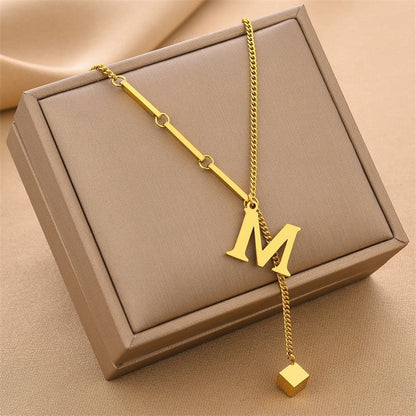 Blakely™ Personalized Initial Necklace in Elegant Finish