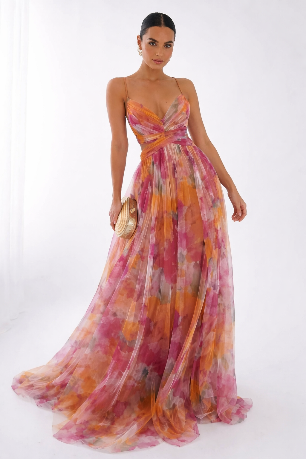Orelavine™ Maxi Charming Floral Dress in Elegant Style