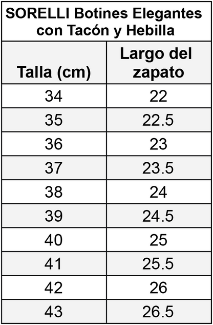 SORELLI™ Elegant Ankle Boots with Heel and Buckle