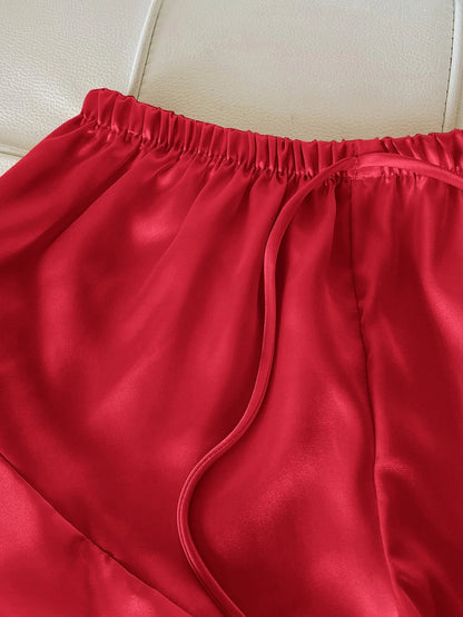 Jessa™ Complete Pajama Set with Satin Top and Shorts