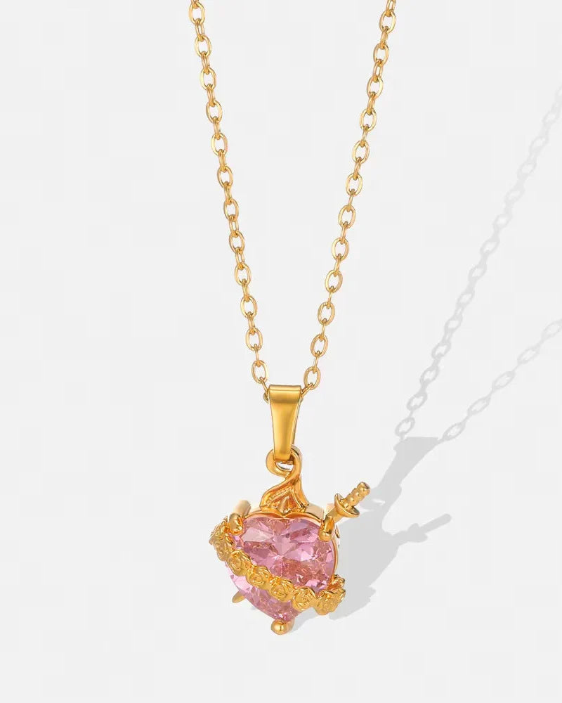 Pippa™ Immaculate Heart of Mary Necklace (Gold Plated)
