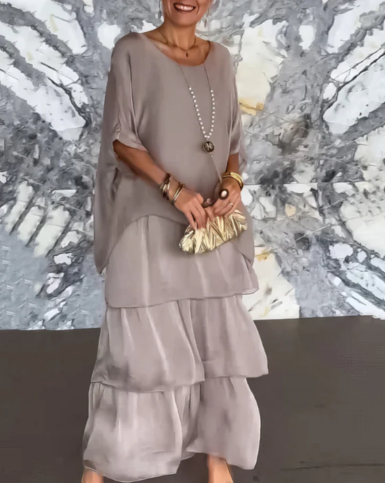 Quivira™ Elegant Flowing Maxi Dress for Women with Light Fall