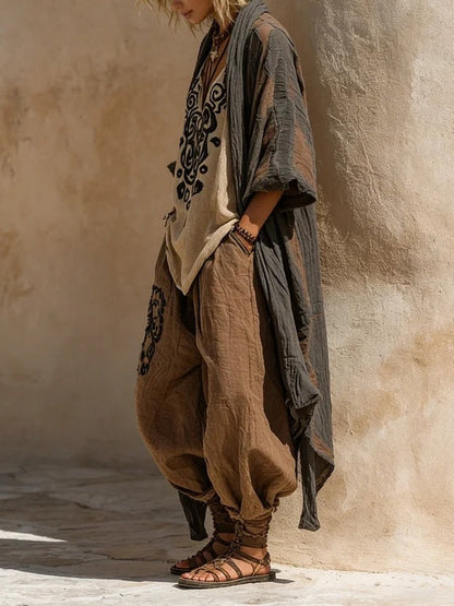 Zosia™ Nomadic Bohemian Art Three-Piece Set