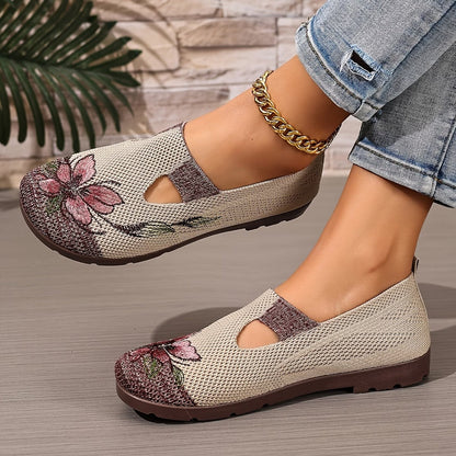 Liora™ Women's Shoes, Breathable, Stylish with Embroidery