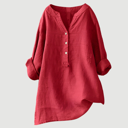 Gavienne™ Women's Lightweight and Comfortable Linen Blouse