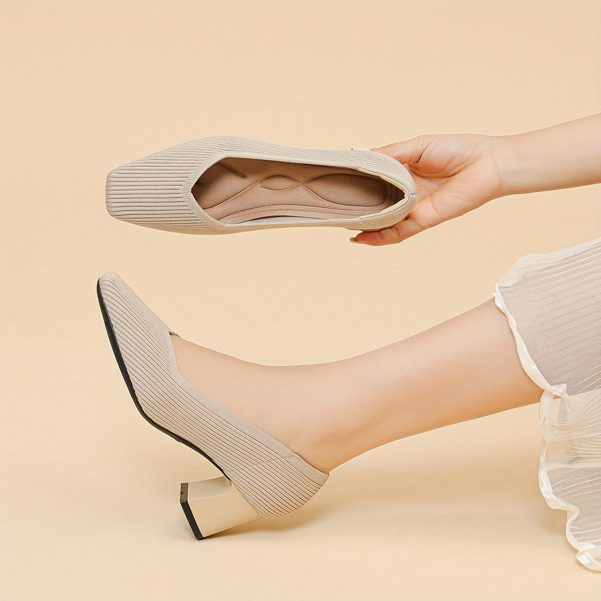 Yvaine™ Comfortable Heels with Stable Support for a Pain-Free Fit
