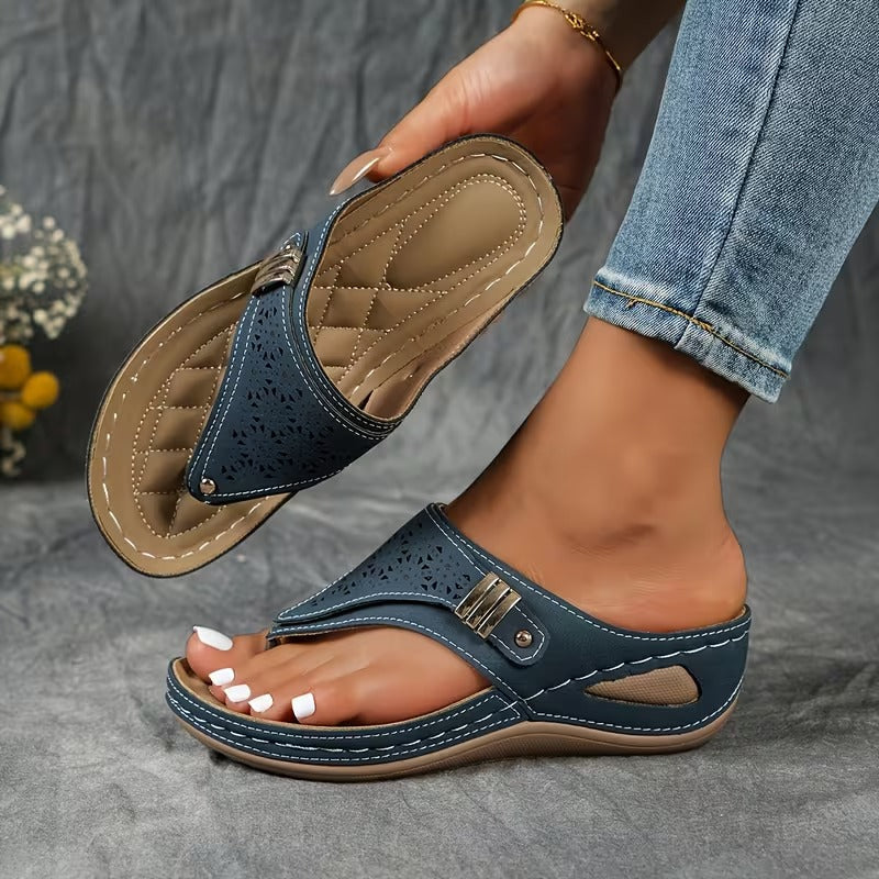 Navy™ Comfortable Heeled Sandals with Support