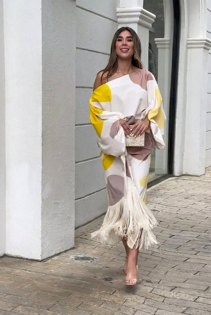 Sovira™ Two-Piece Set with Fringes and Elegant Style