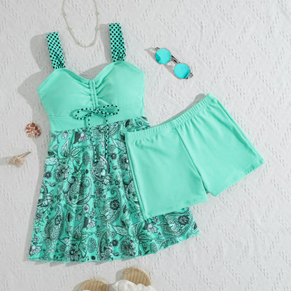 Sable™ Two-Piece Swimsuit with Straps and Removable Shorts
