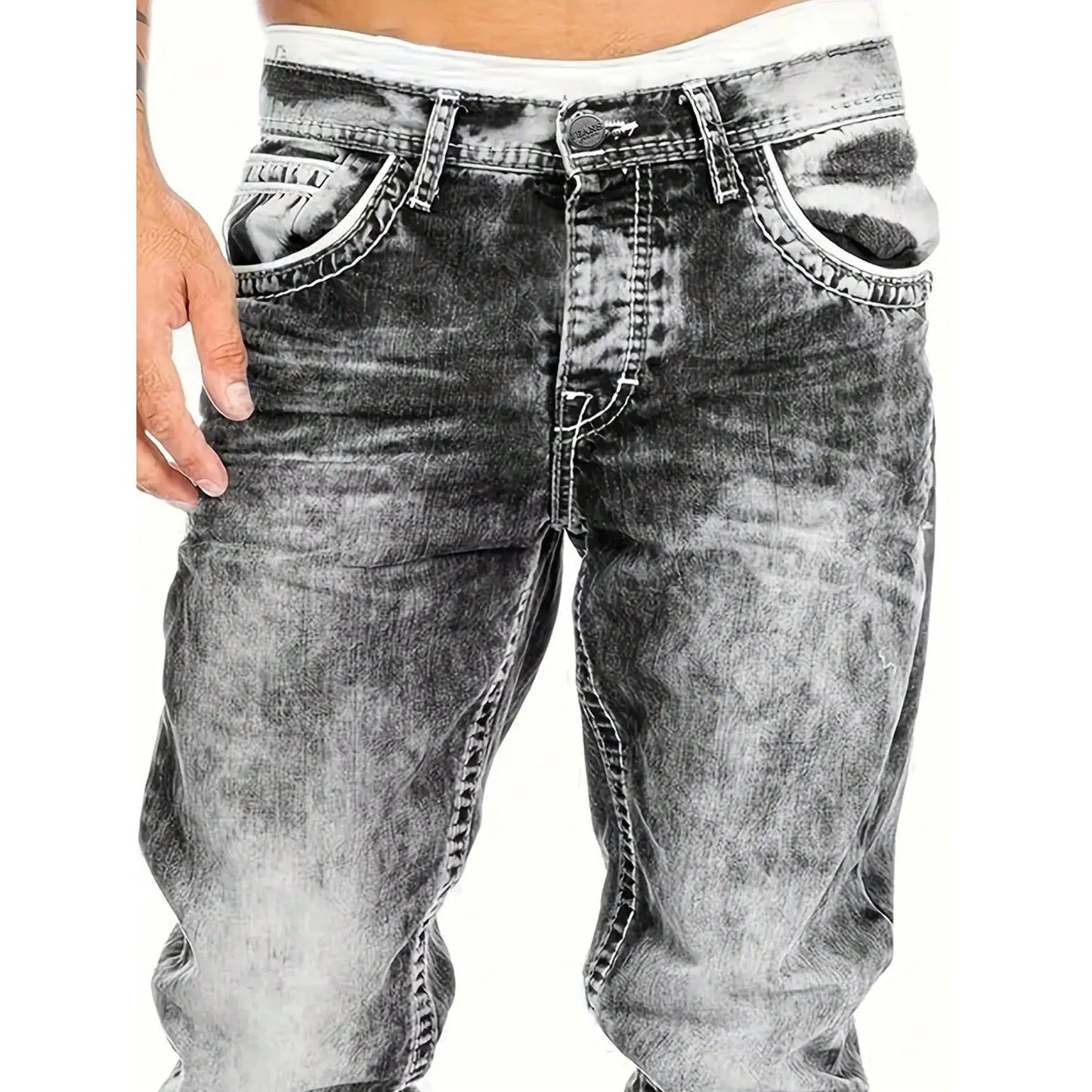 Dean™ Minimalist Stretch Emo Style Jeans for Men - Summer