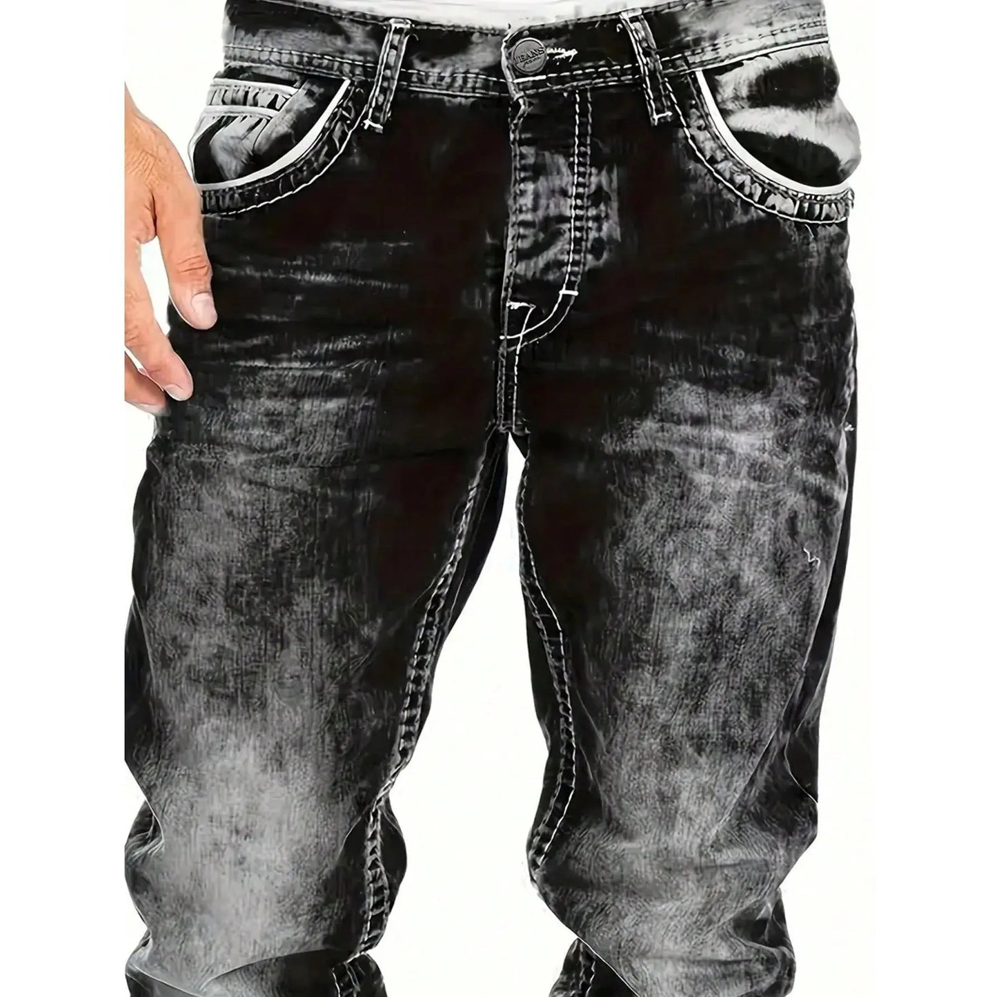 Dean™ Minimalist Stretch Emo Style Jeans for Men - Summer