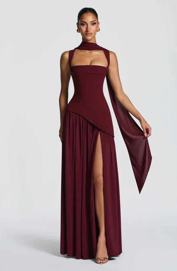 Story™ Long Lacquered Dress