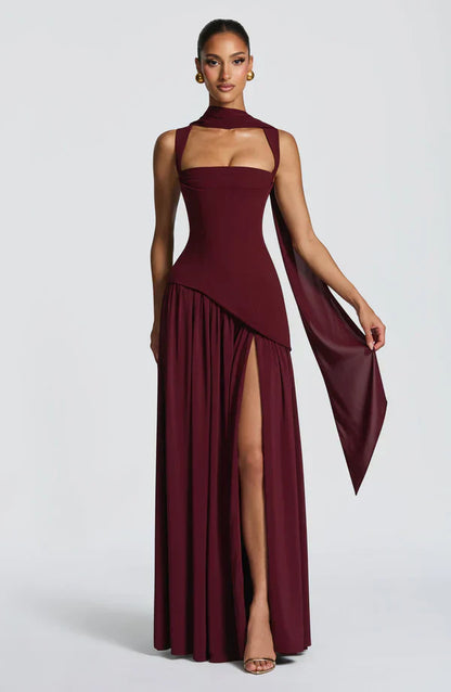 Story™ Long Lacquered Dress