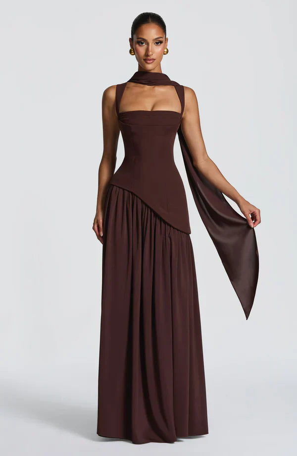 Story™ Long Lacquered Dress