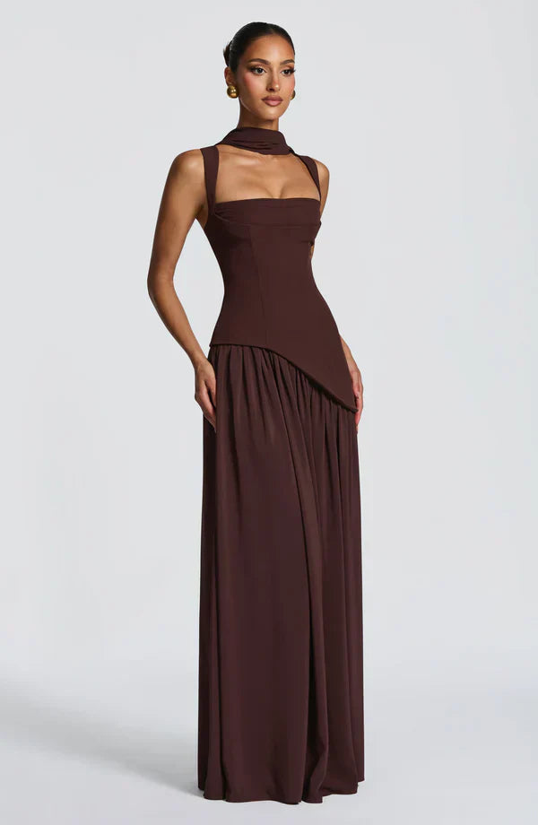 Story™ Long Lacquered Dress